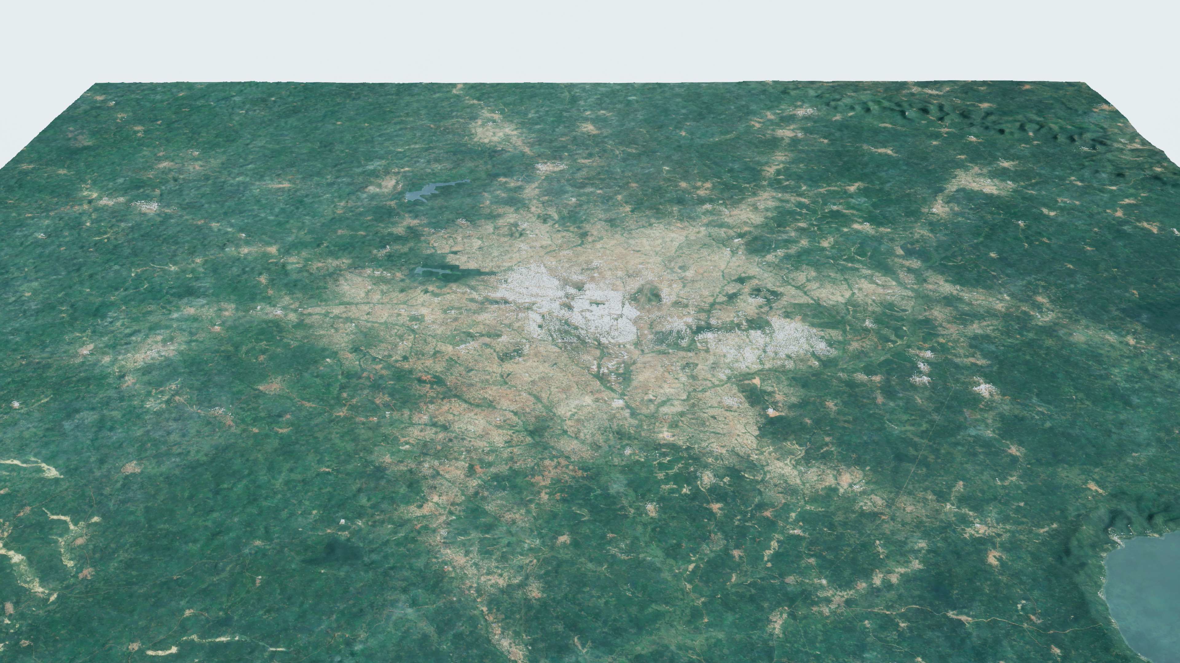 Kumasi Ghana City Landscape 3D Model 3D model_6