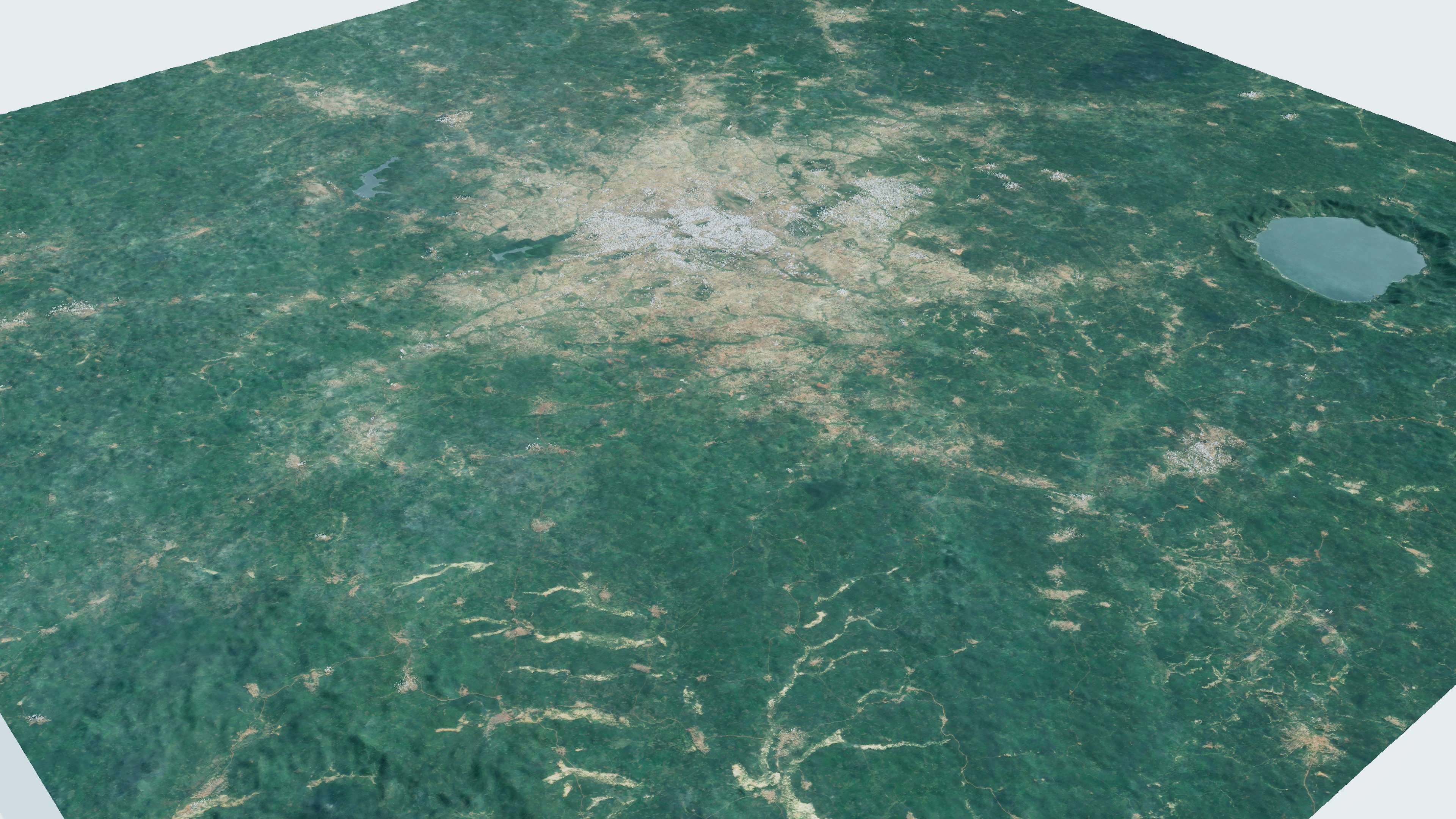 Kumasi Ghana City Landscape 3D Model 3D model_5