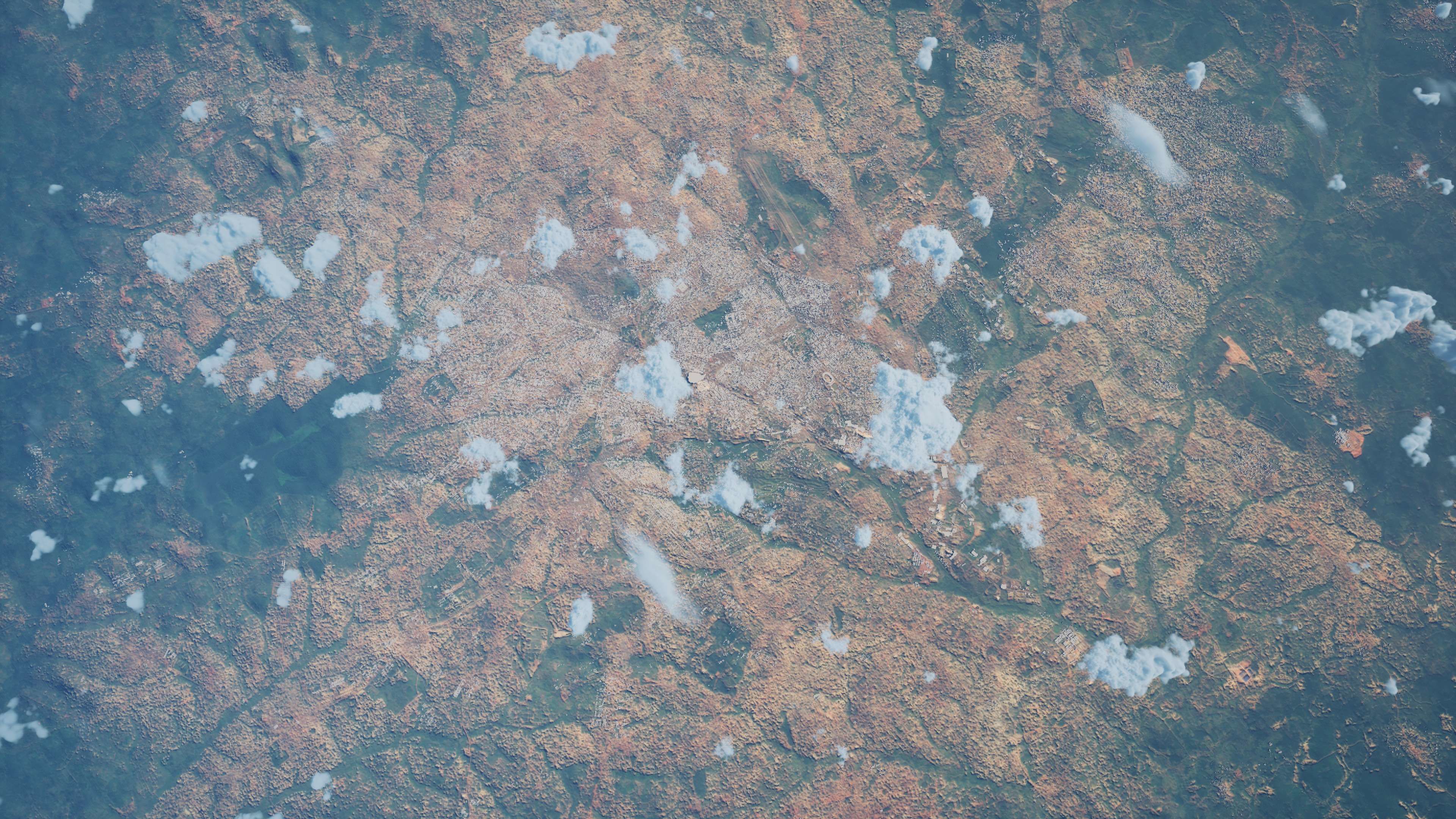 Kumasi Ghana City Landscape 3D Model 3D model_11