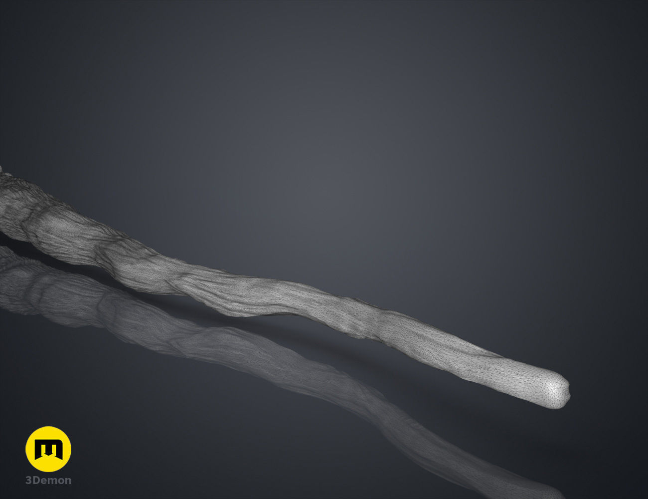 Dragon Heartstrings Wand 3D print model_11