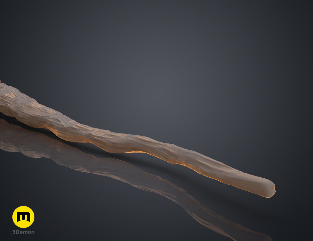 Dragon Heartstrings Wand 3D print model_10