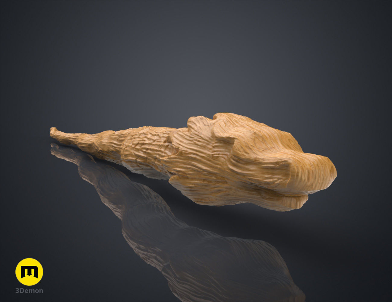 Dragon Heartstrings Wand 3D print model_4