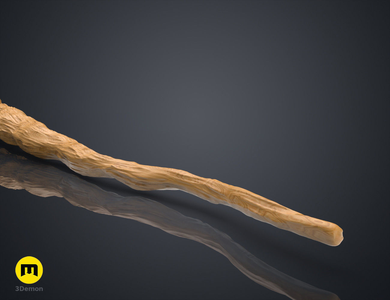 Dragon Heartstrings Wand 3D print model_3
