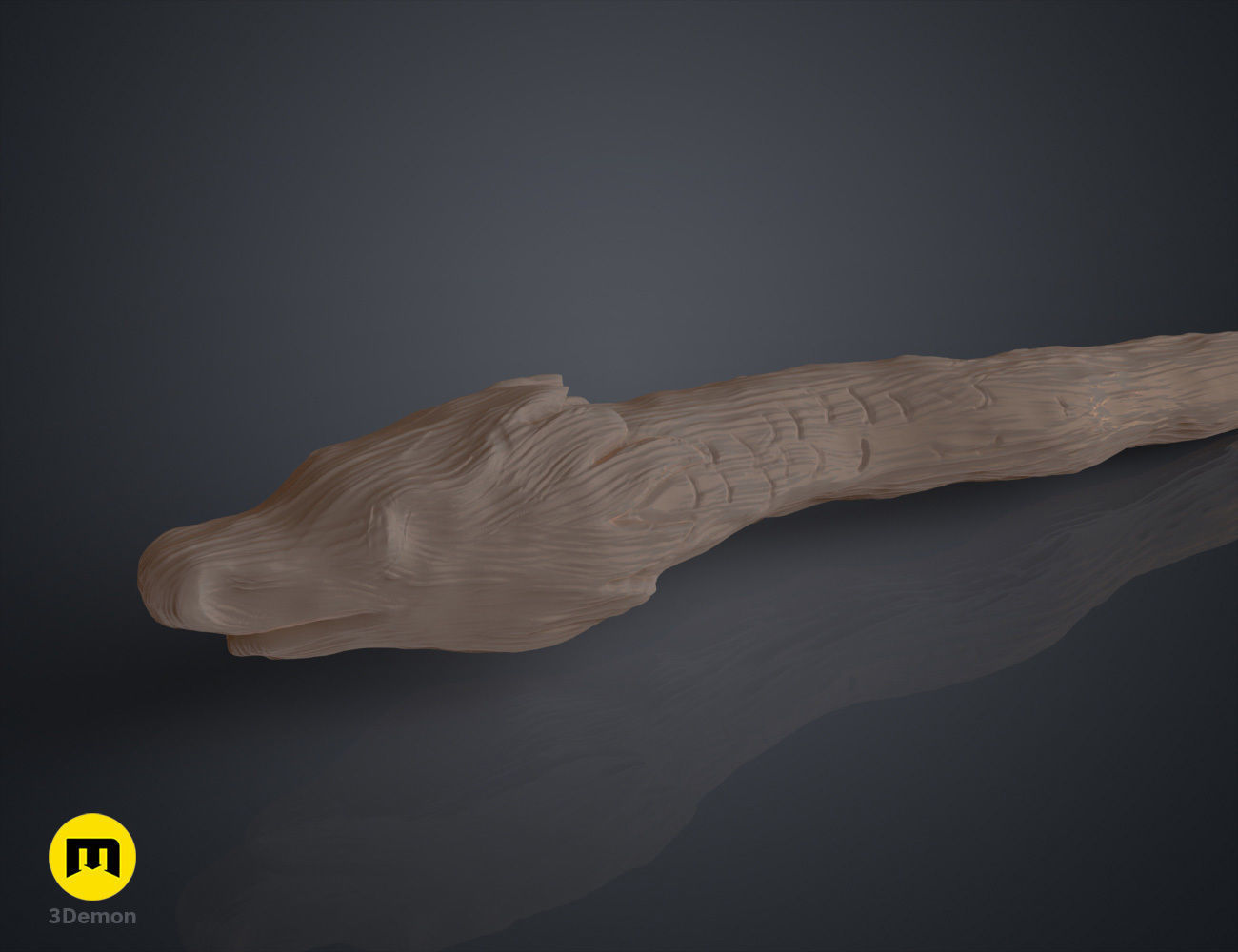 Dragon Heartstrings Wand 3D print model_6