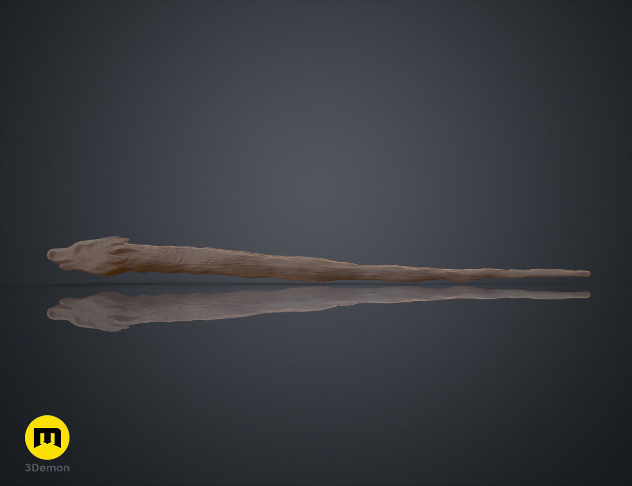Dragon Heartstrings Wand 3D print model_8
