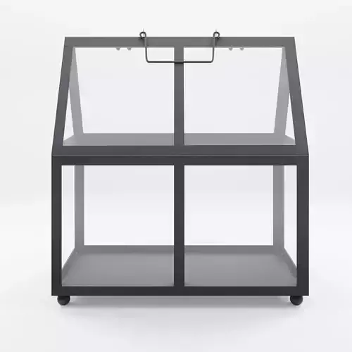 Mini Metal Greenhouse 3D Model