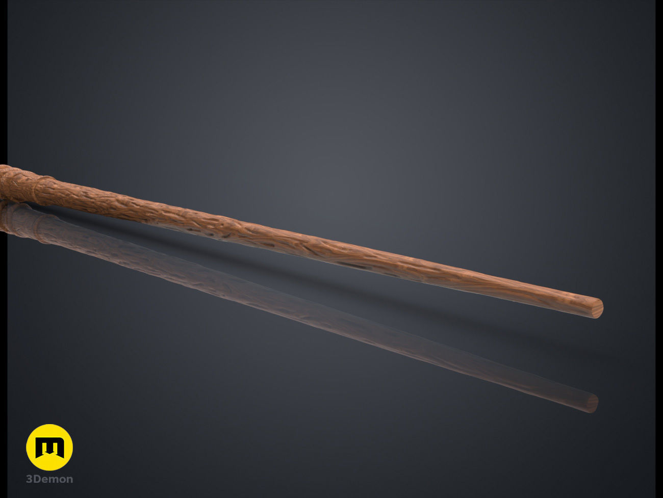 Percy Weasleys Wand 3D print model_3