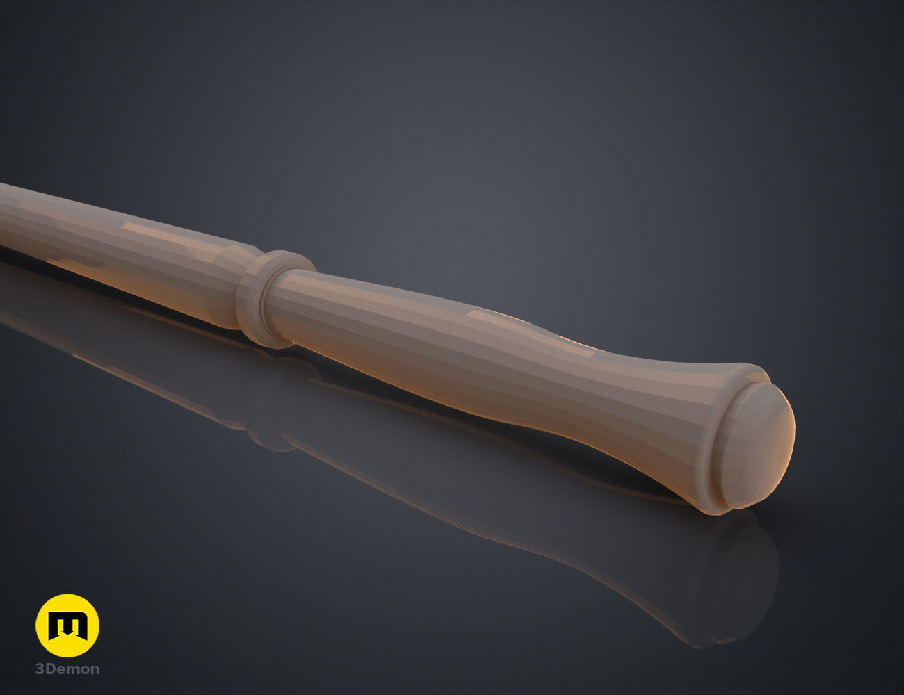 Molly Weasleys Wand 3D print model_8