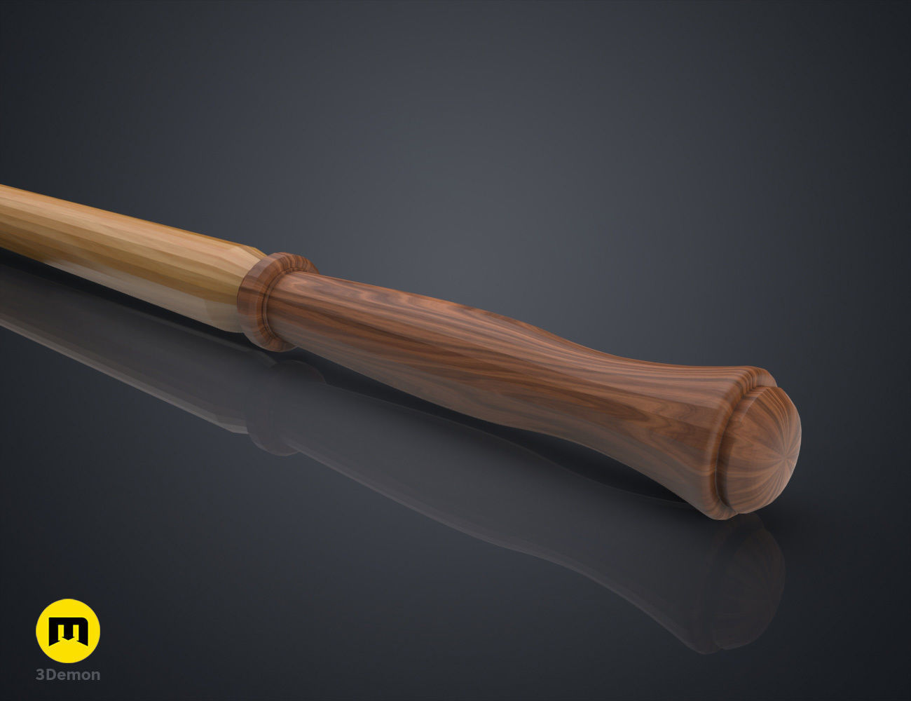 Molly Weasleys Wand 3D print model_2