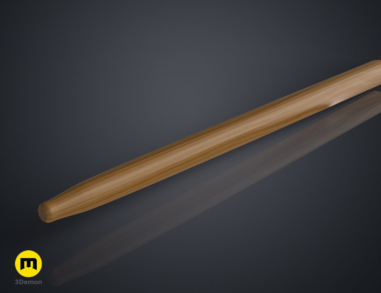 Molly Weasleys Wand 3D print model_3
