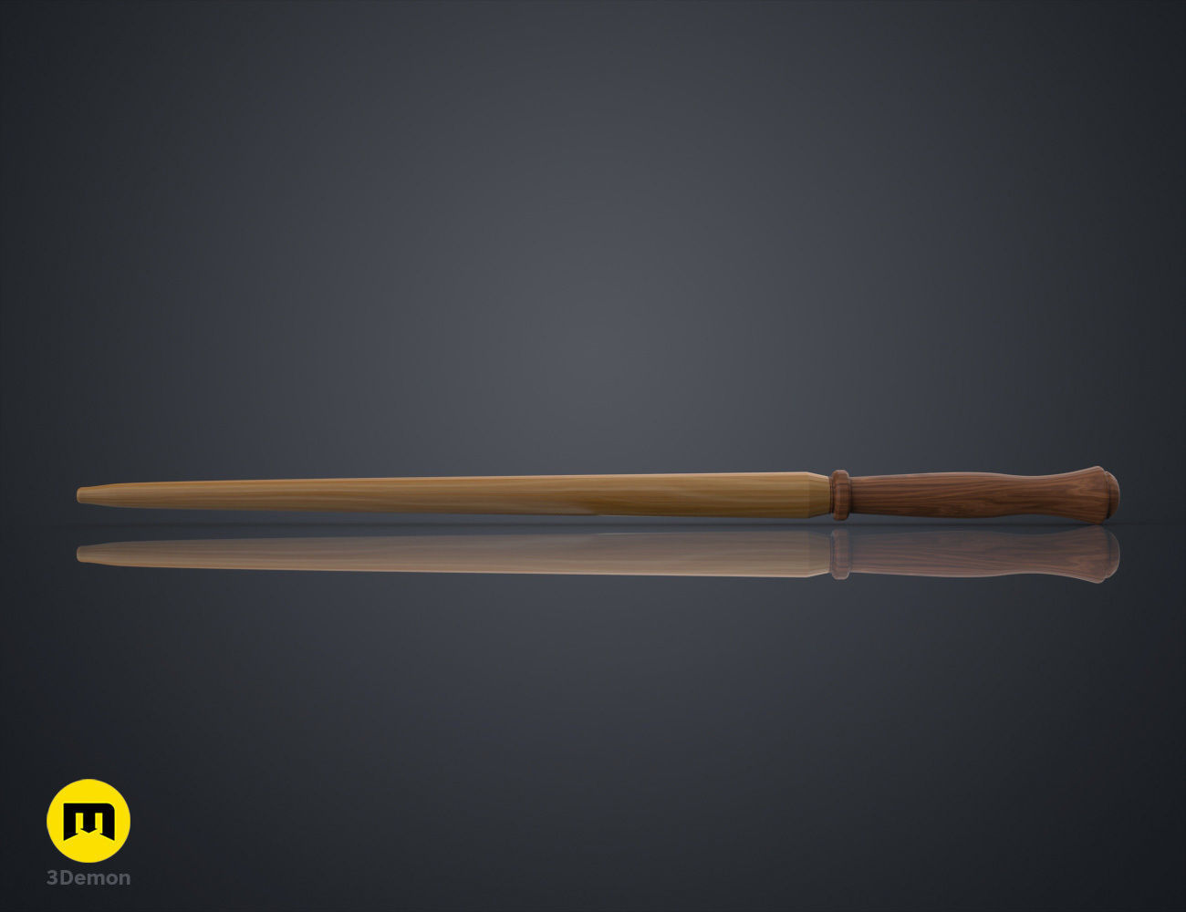 Molly Weasleys Wand 3D print model_1