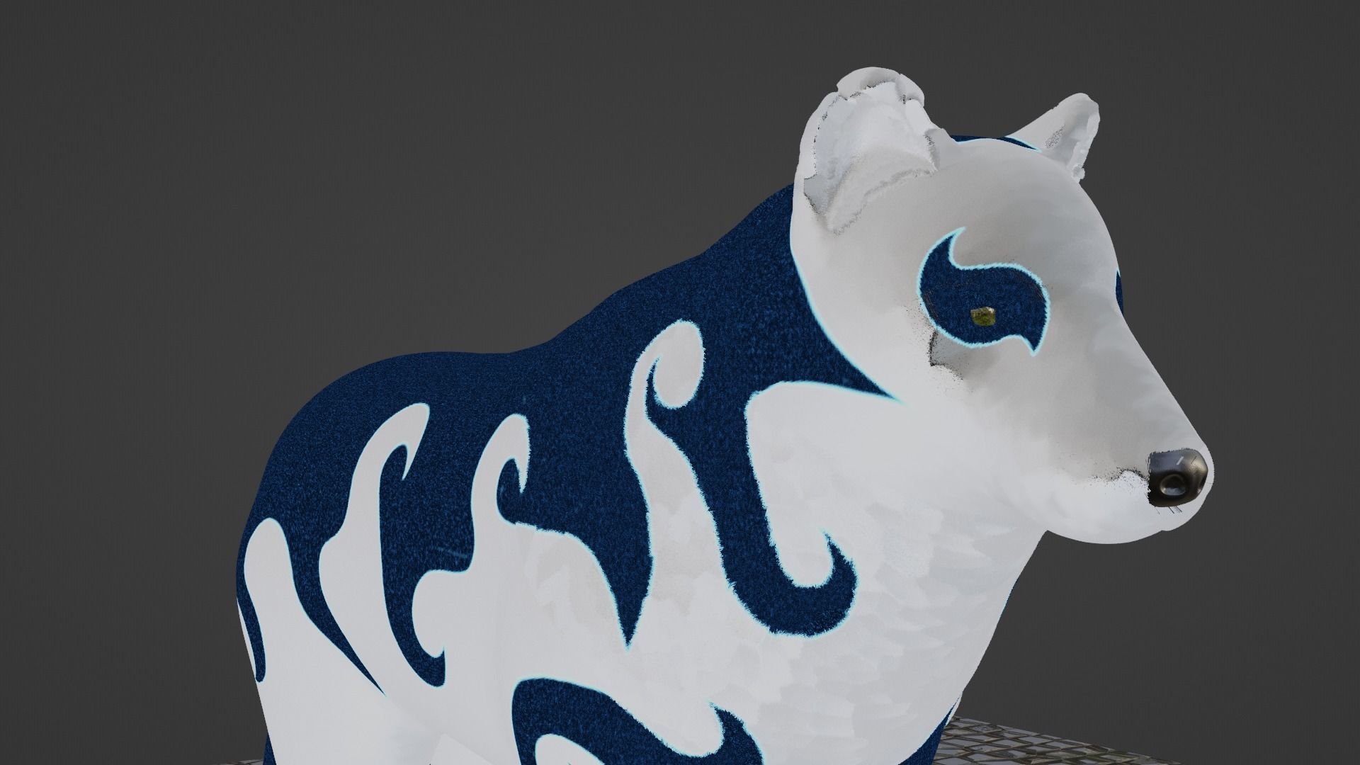 Japanese Yokai - Raiju 3D model_4