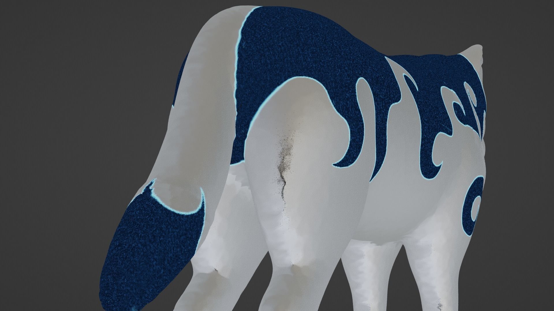 Japanese Yokai - Raiju 3D model_16