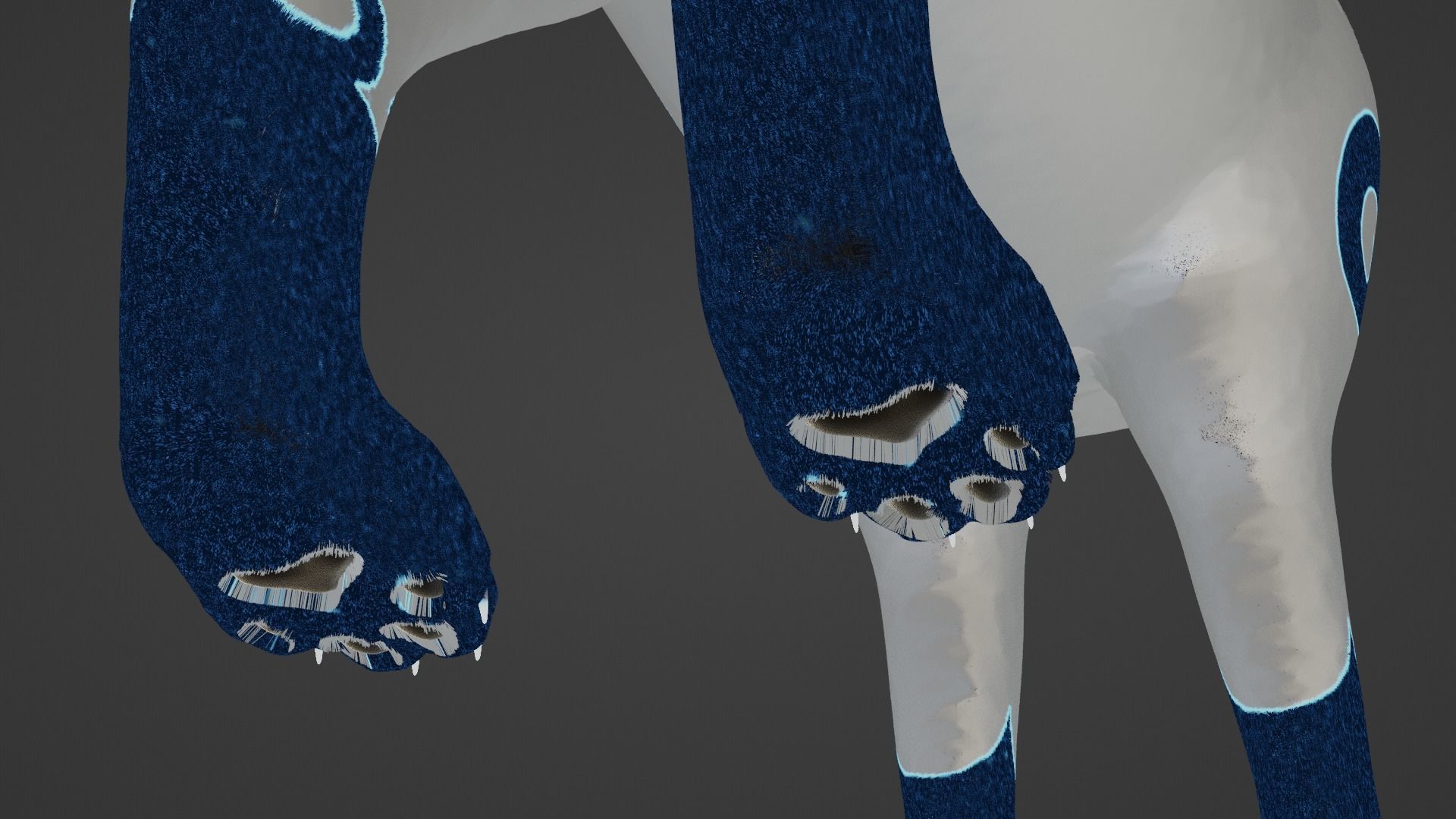 Japanese Yokai - Raiju 3D model_19