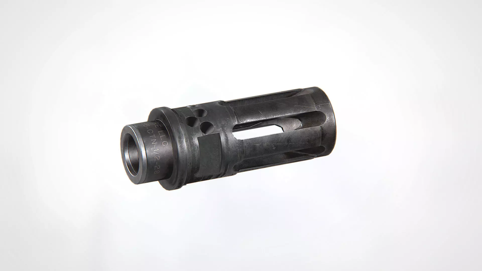 WARCOMP-556-CTN Flash Hider Low-poly 3D model_0