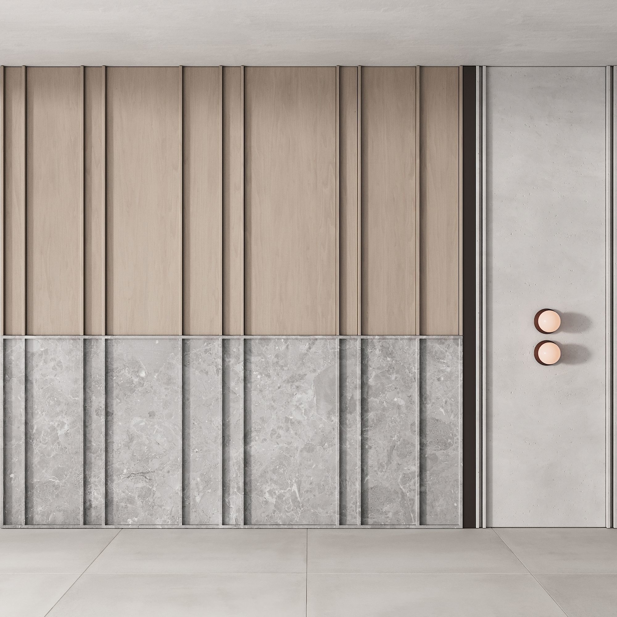 196 wall composition 02 decorative wall panel kit 01 3D model_2