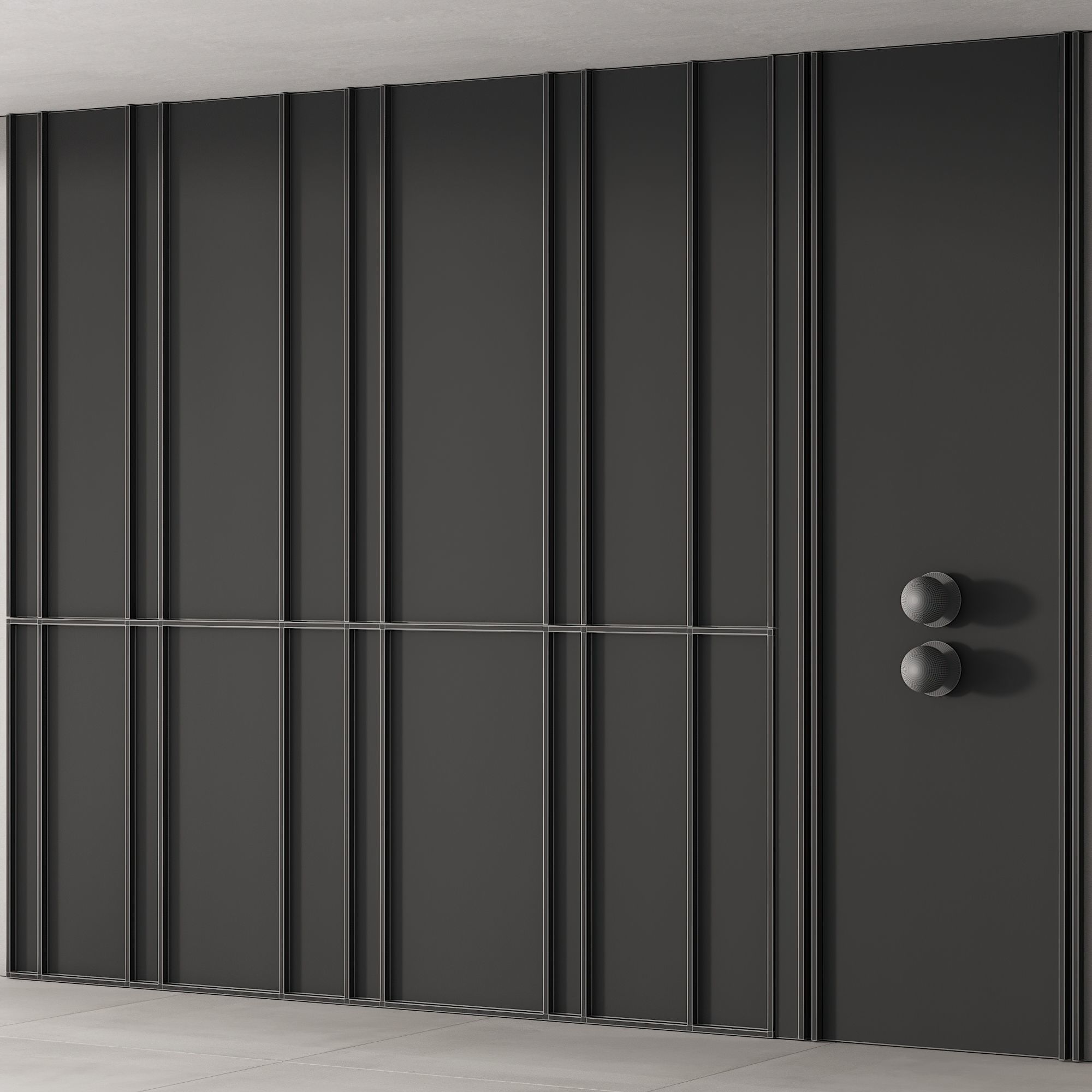 196 wall composition 02 decorative wall panel kit 01 3D model_5