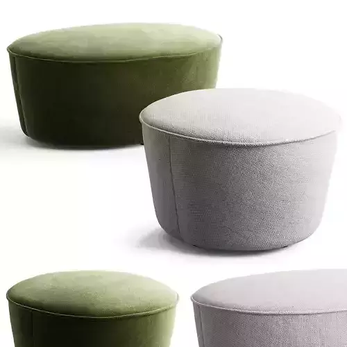 198 menu cairn poufs by Nick Ross 00 oval and round
