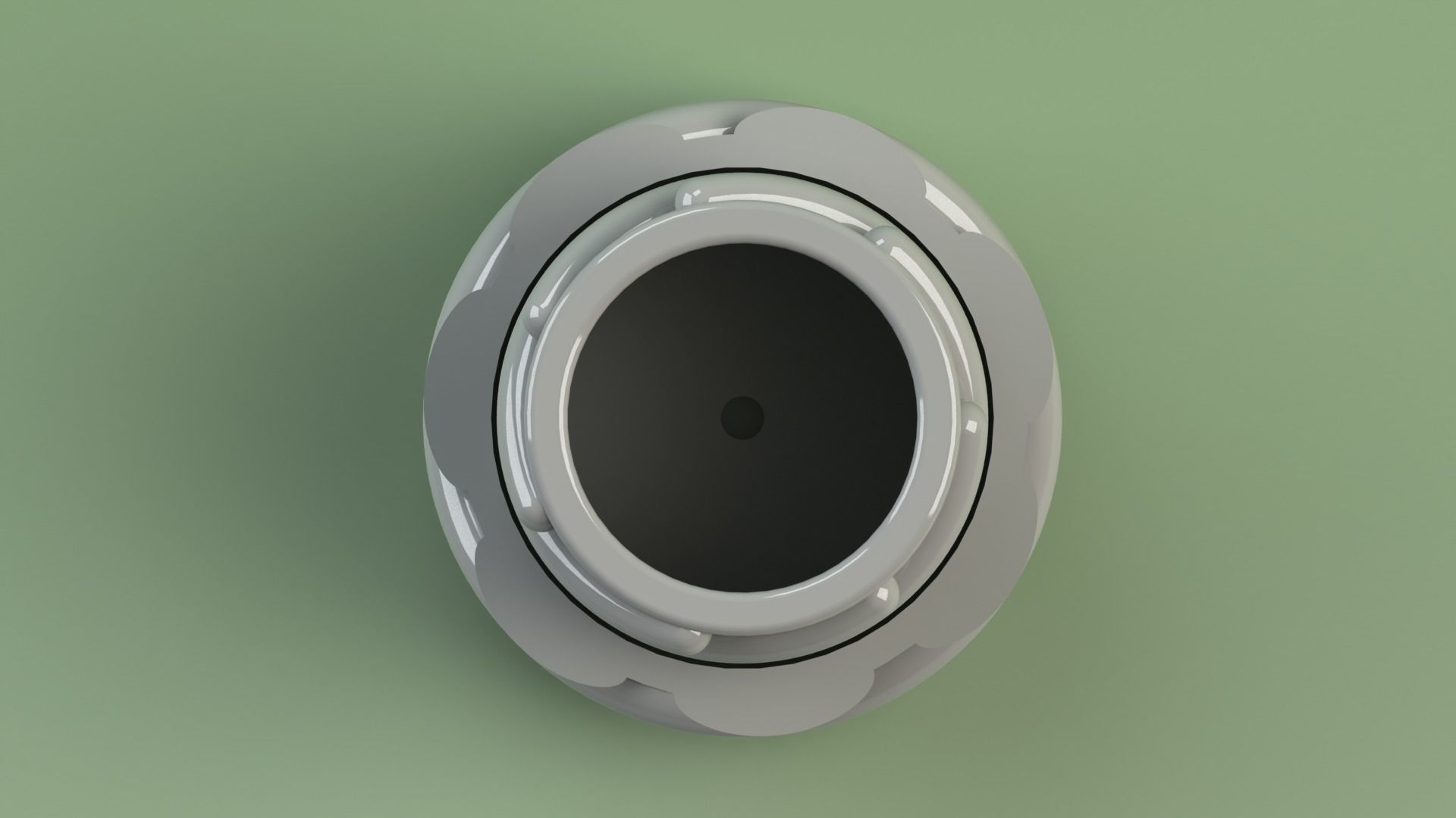 Flowerpot3 screw 3D print model_6