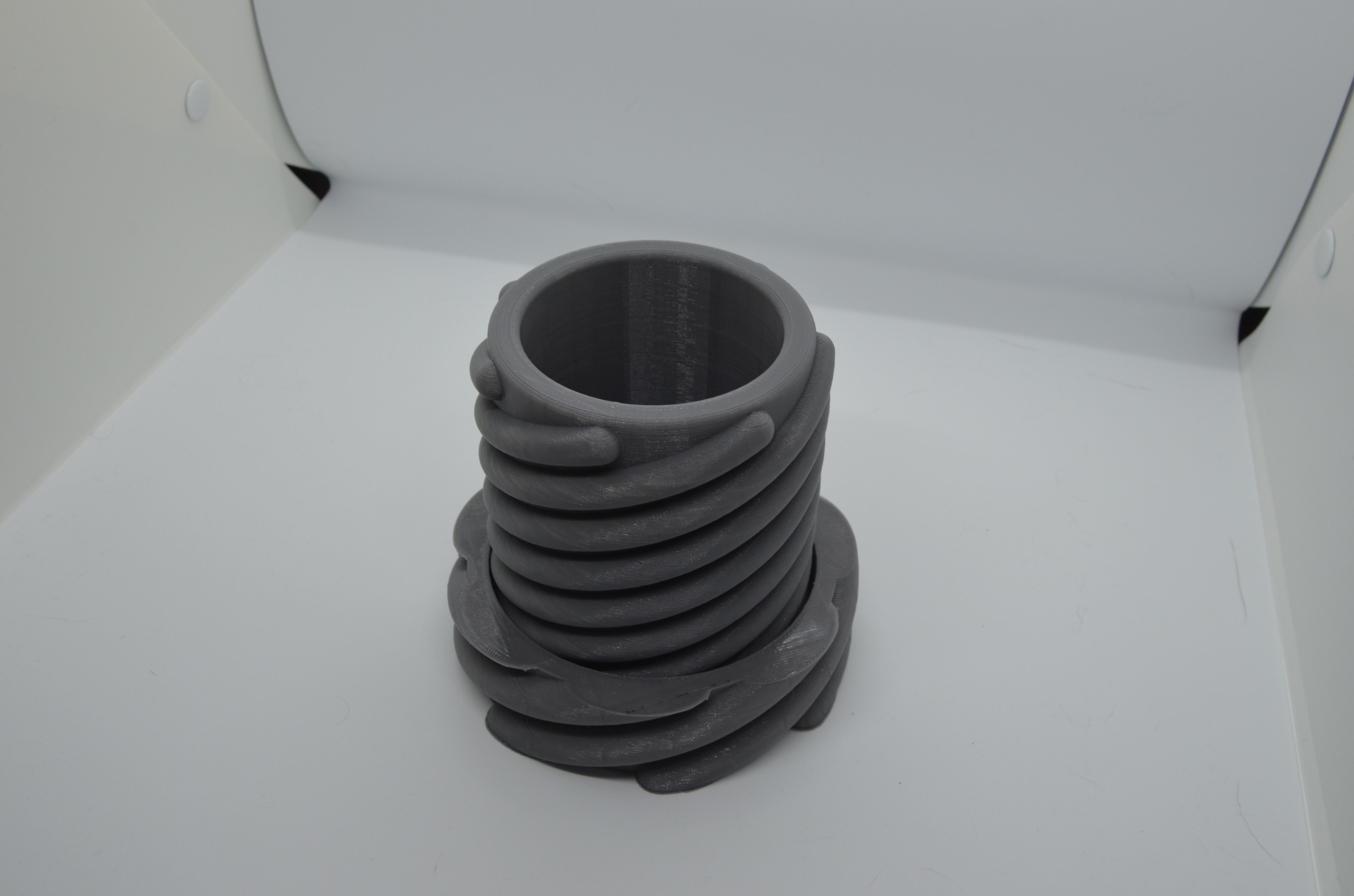 Flowerpot3 screw 3D print model_9