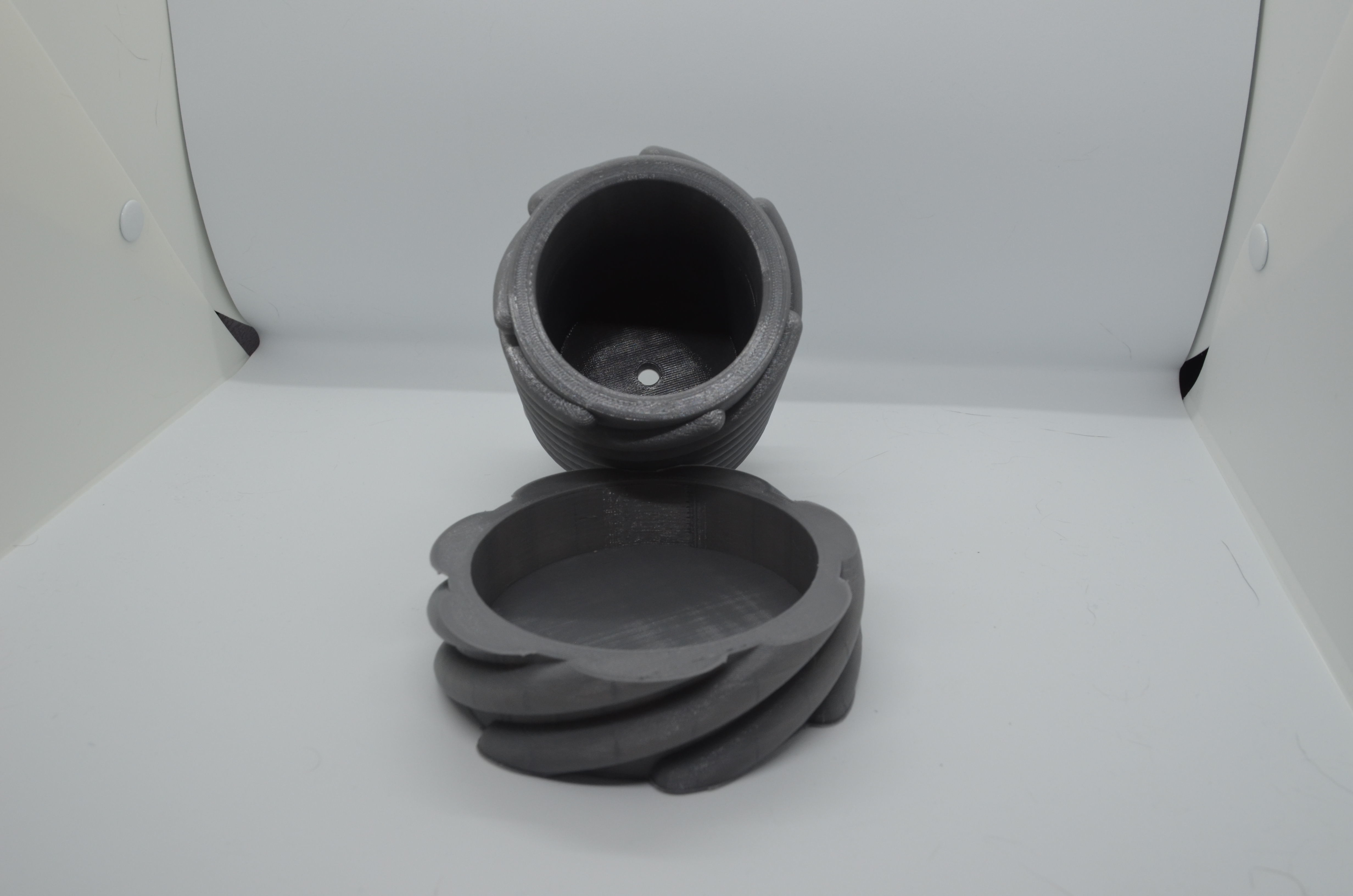 Flowerpot3 screw 3D print model_10