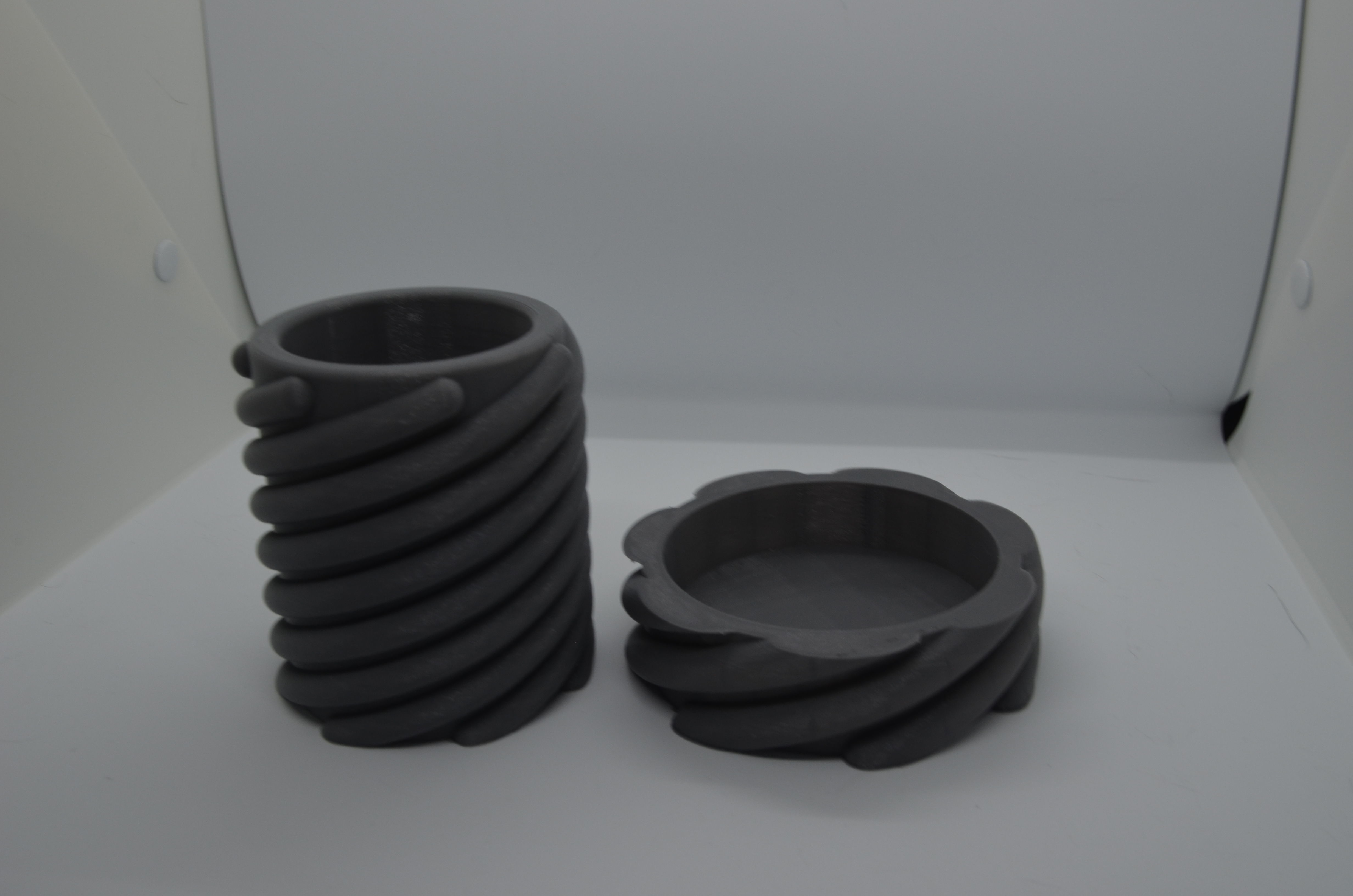 Flowerpot3 screw 3D print model_8