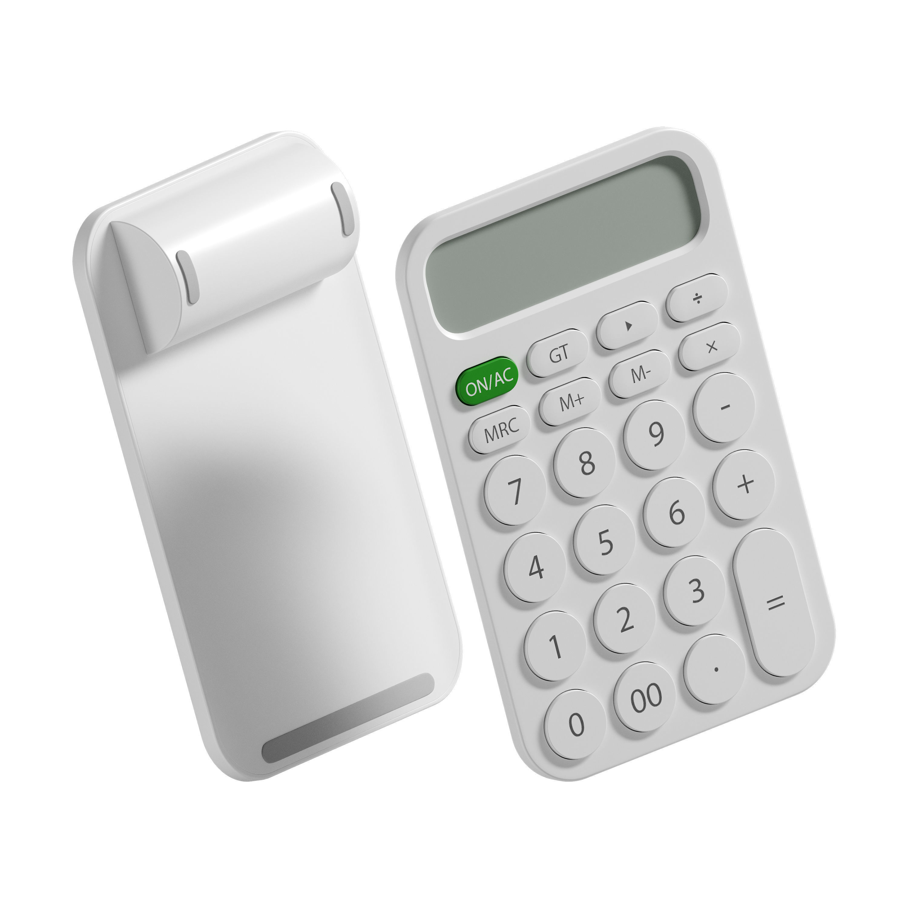 MIIIW 12 Digit Electronic Calculator 3D model_1