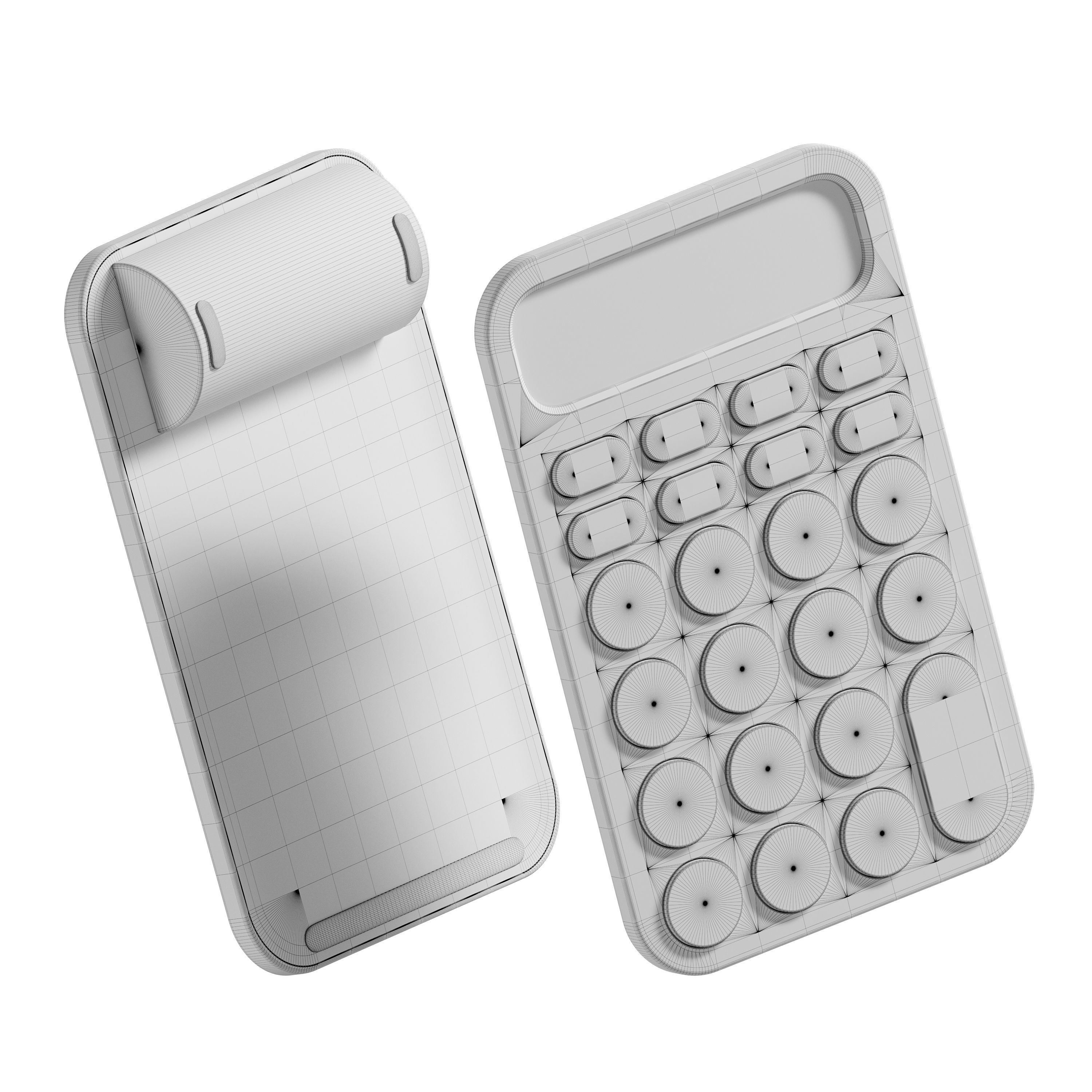 MIIIW 12 Digit Electronic Calculator 3D model_5