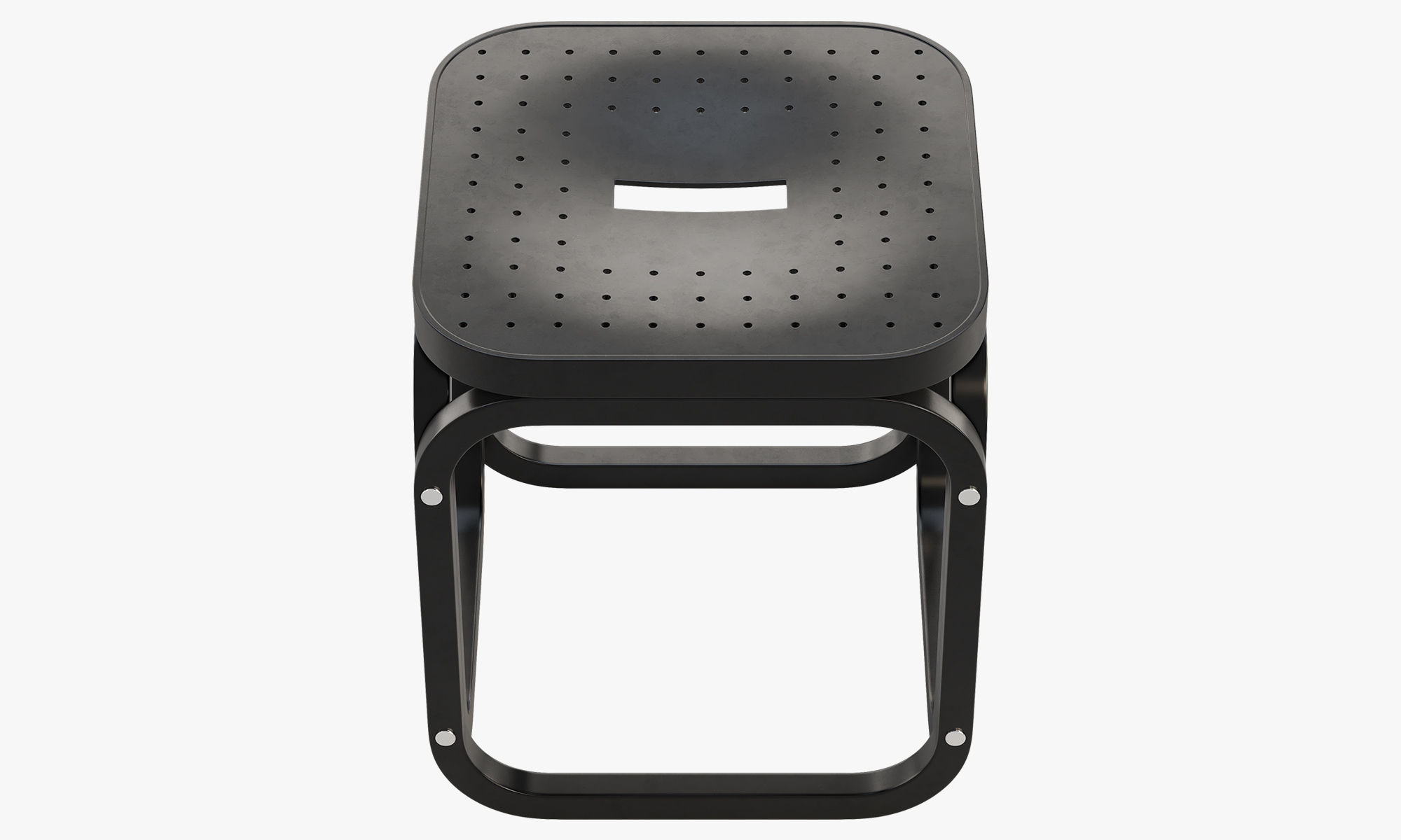 Postsparkasse Hocker by Otto Wagner 3D model_7