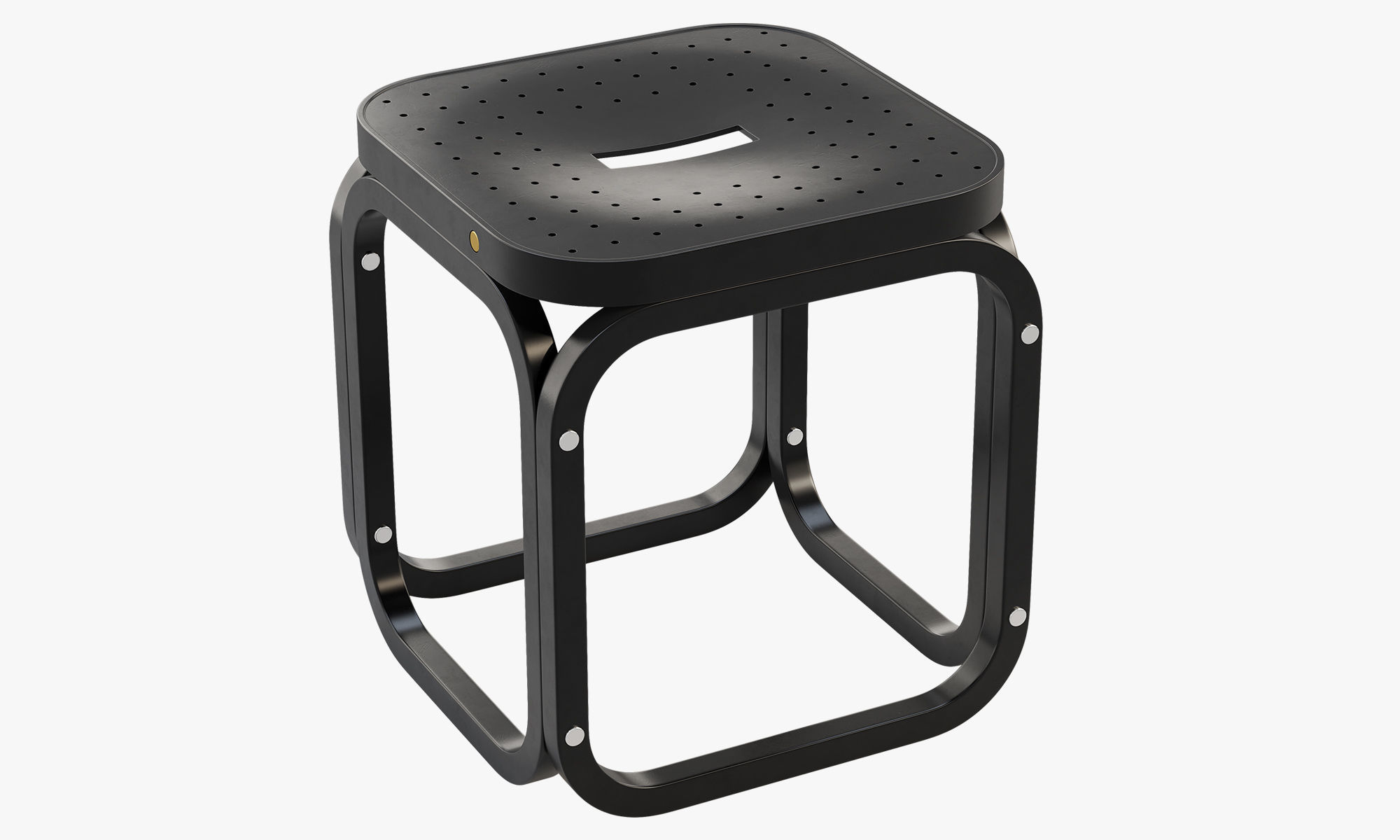 Postsparkasse Hocker by Otto Wagner 3D model_5