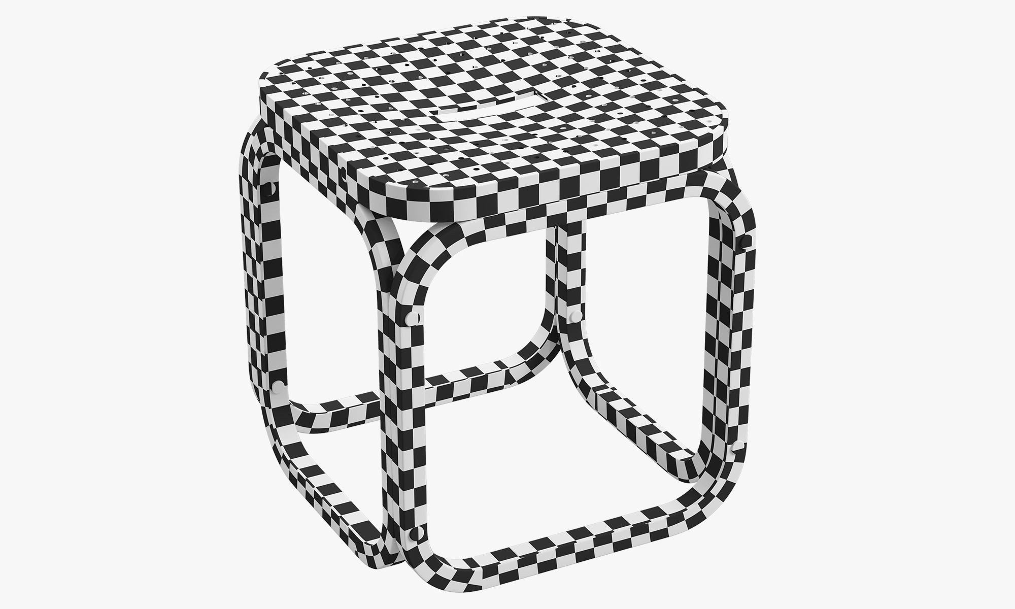 Postsparkasse Hocker by Otto Wagner 3D model_12