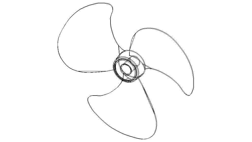 Fan Propeller 3D model_4