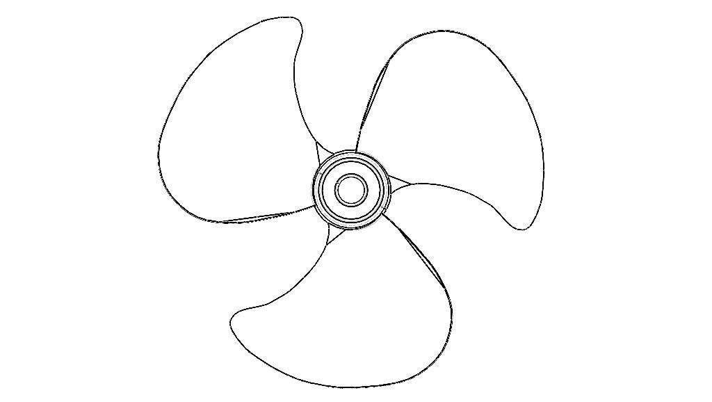 Fan Propeller 3D model_6