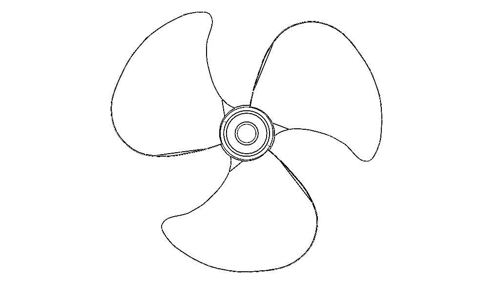 Fan Propeller 3D model_5