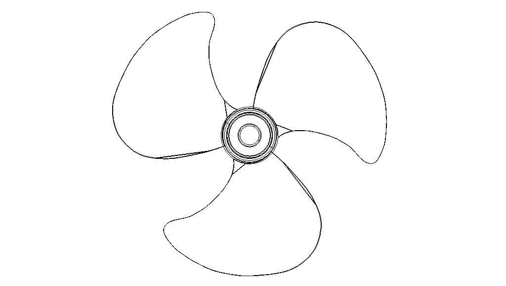 Fan Propeller 3D model_7