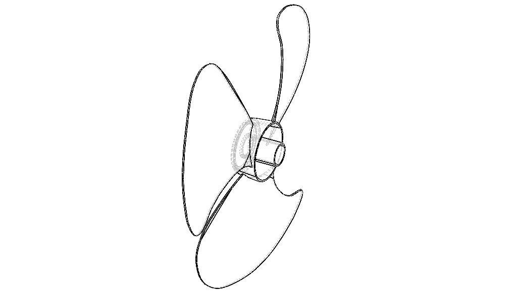 Fan Propeller 3D model_15