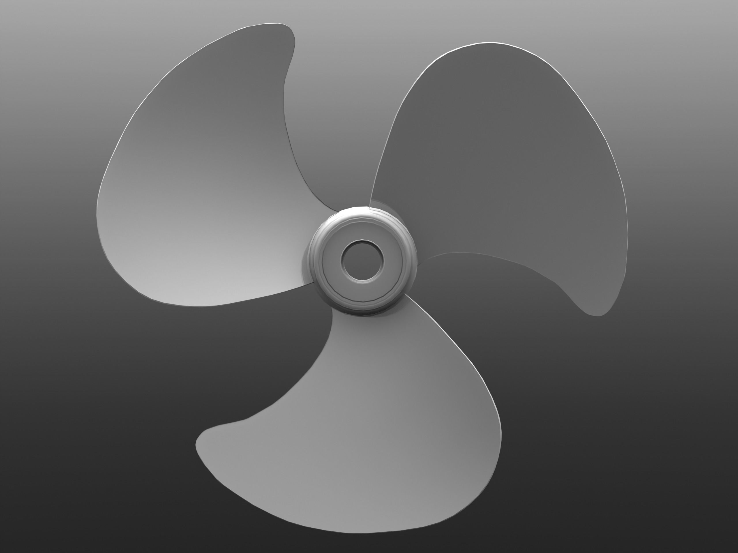 Fan Propeller 3D model_1