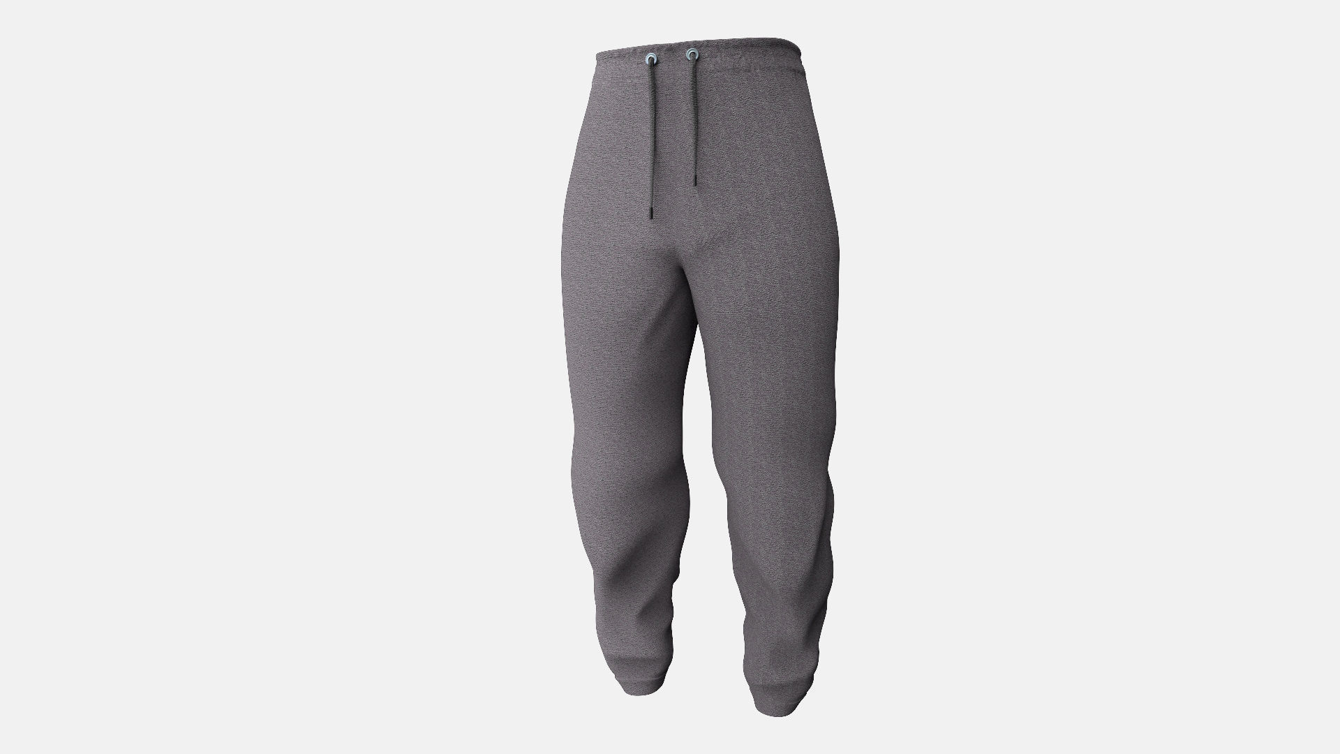 Man Hoodie withPants Low-poly 3D model_7
