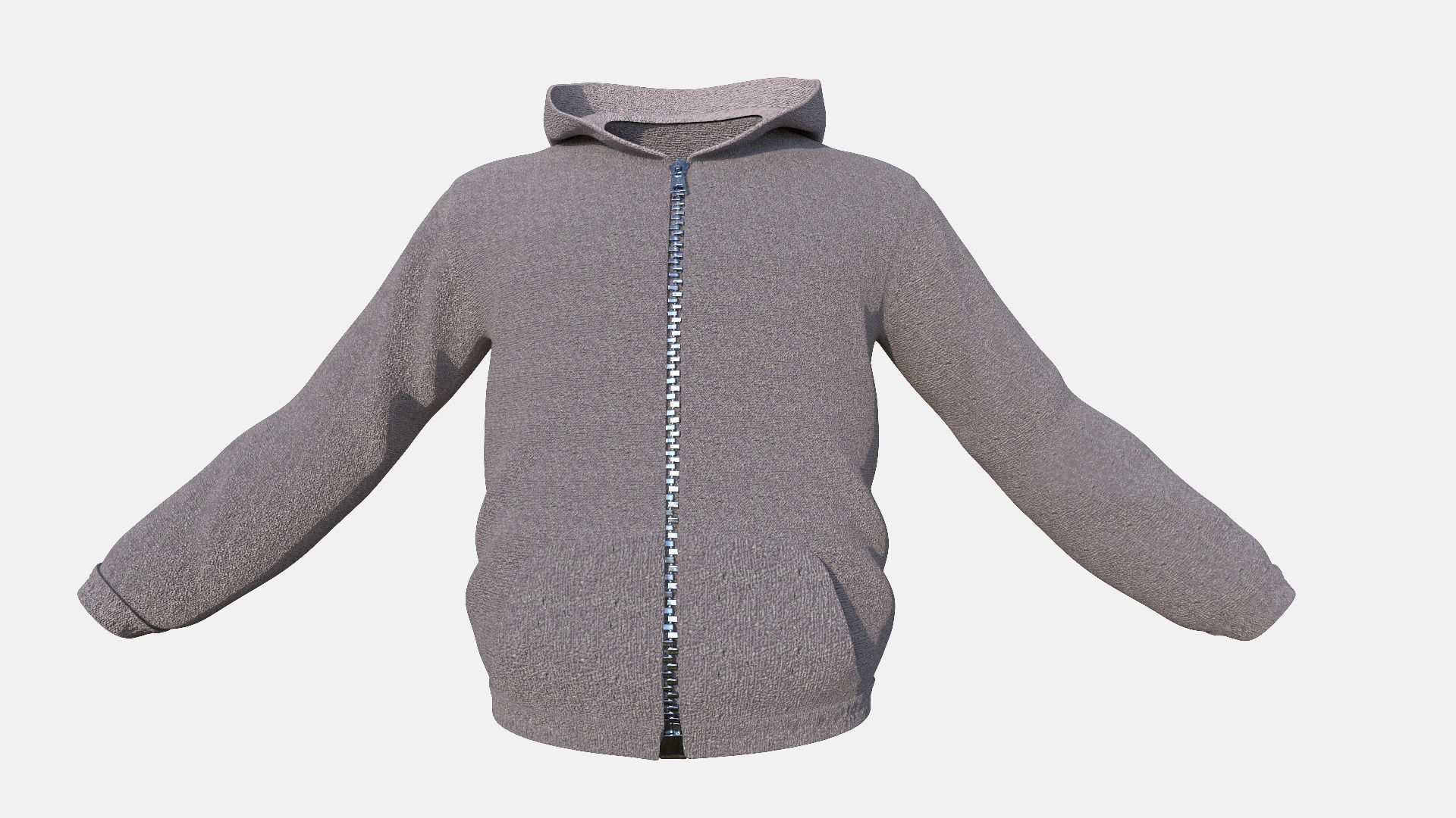 Man Hoodie withPants Low-poly 3D model_13