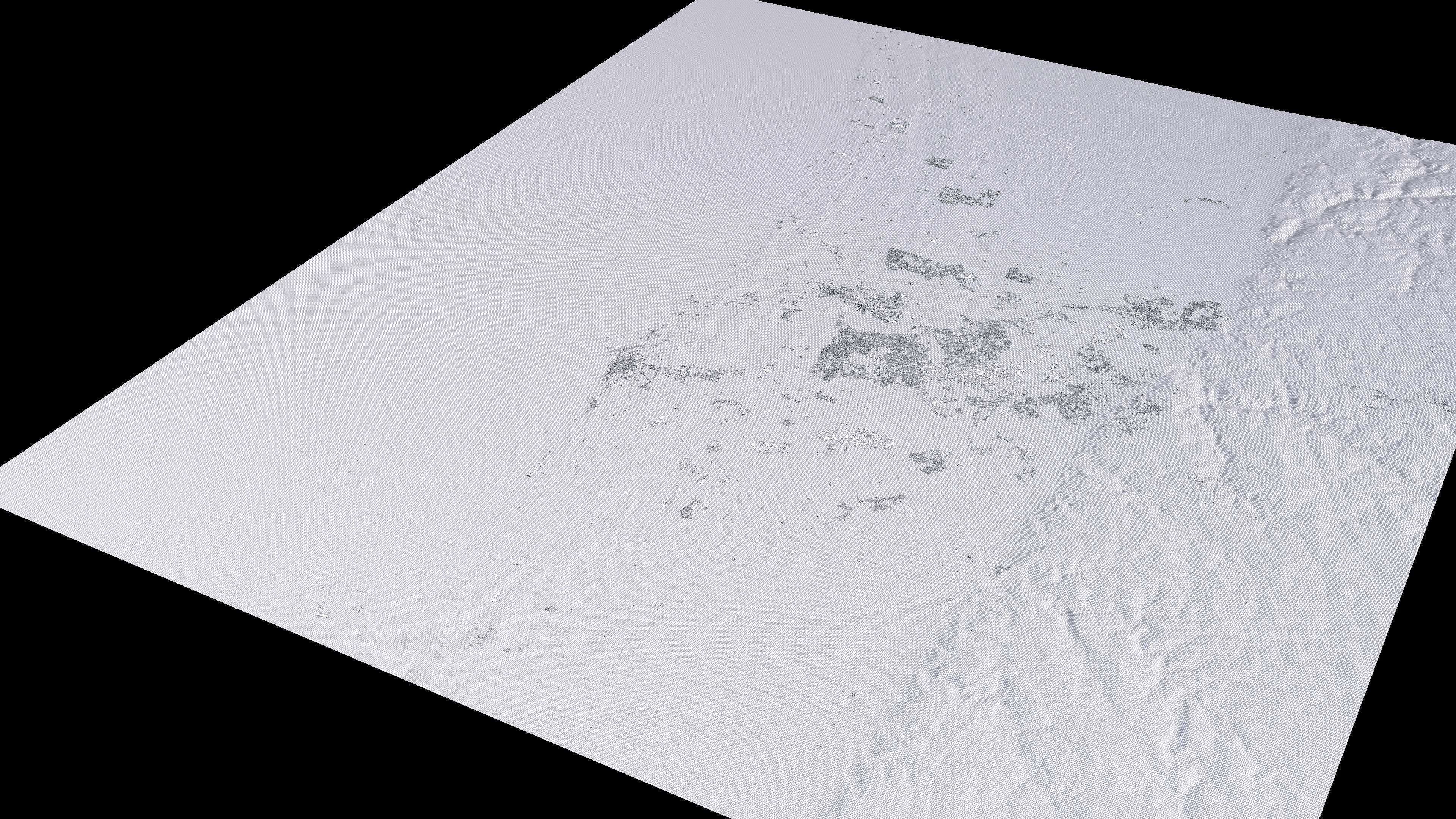 Perth Australia City Landscape 3D Model 3D model_3