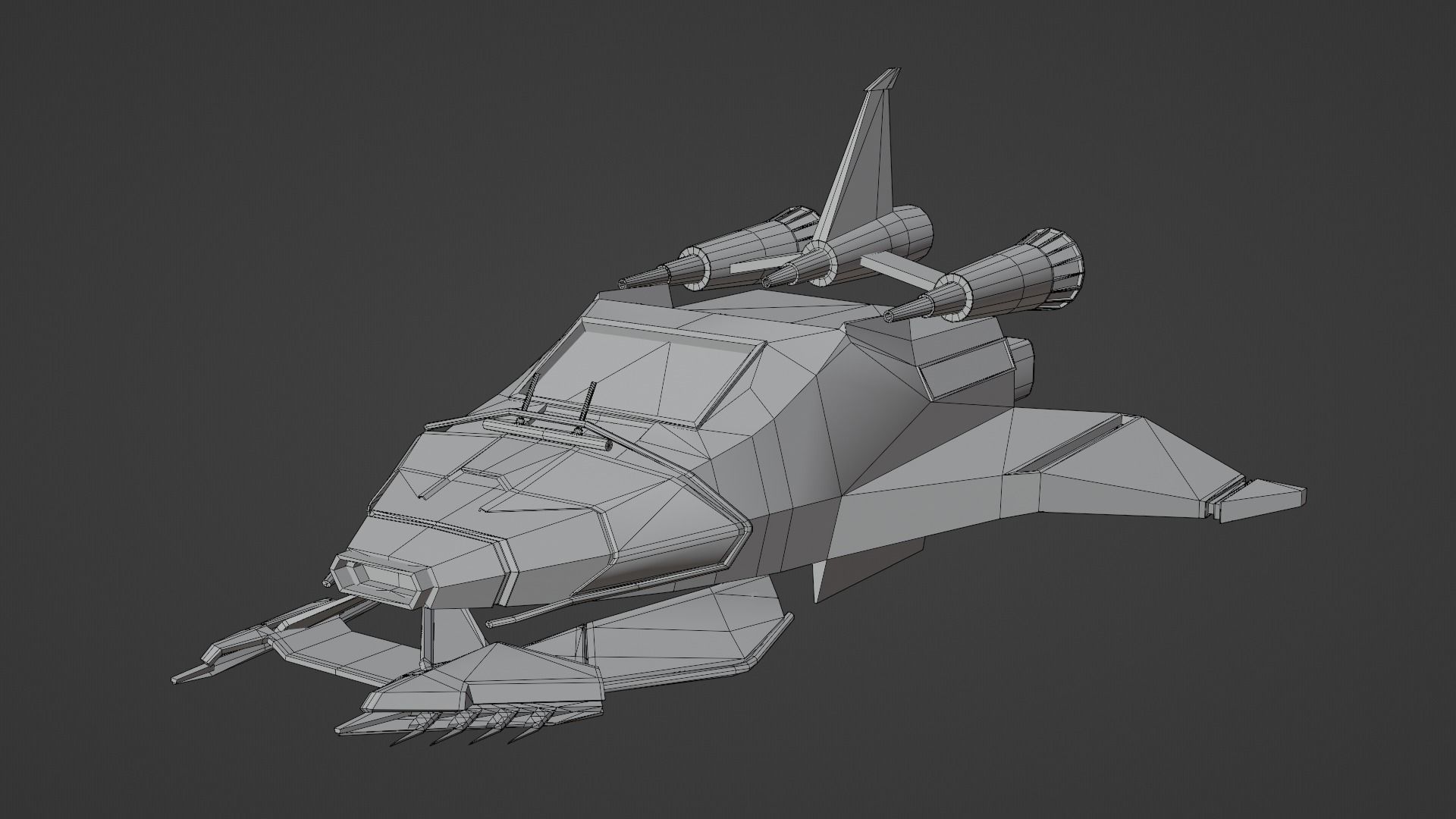 Sci-Fi Futuristic Environment Pack Low-poly 3D model_13