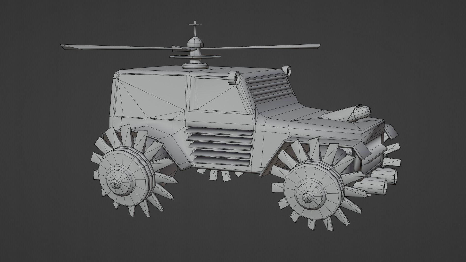 Sci-Fi Futuristic Environment Pack Low-poly 3D model_10