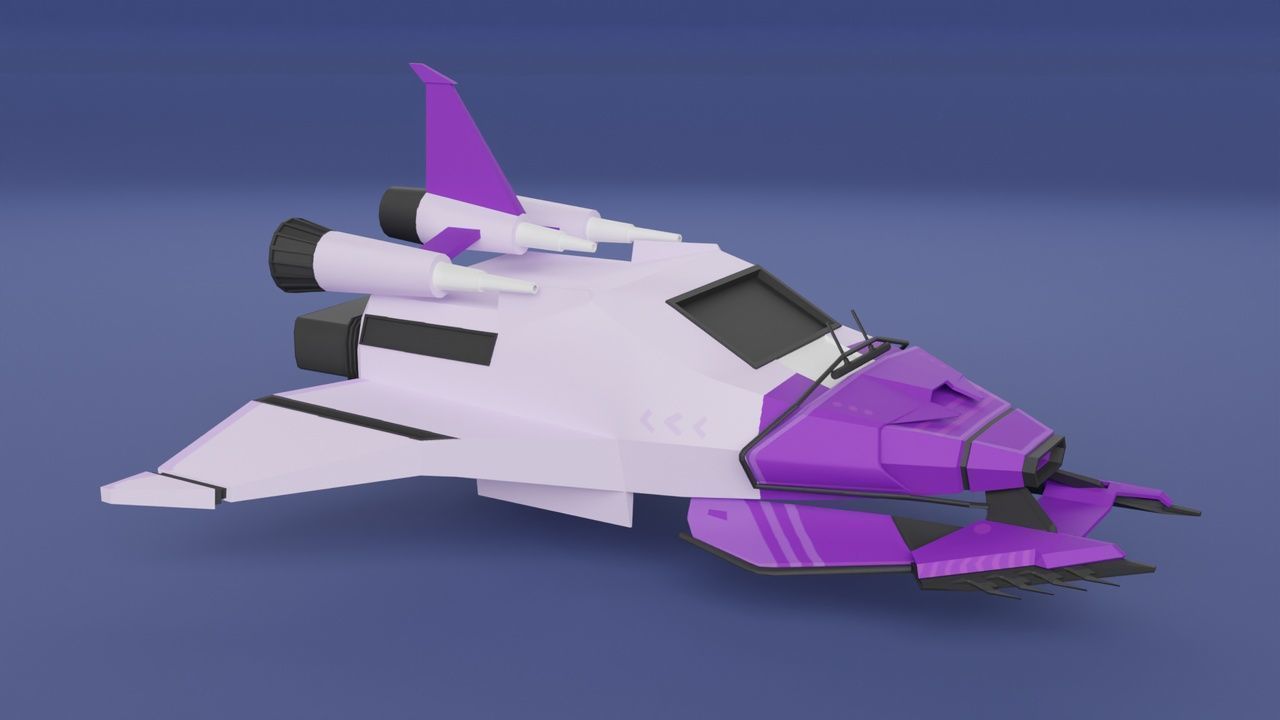 Sci-Fi Futuristic Environment Pack Low-poly 3D model_5