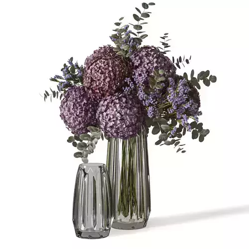 Flower Set 056 Dry hydrangea