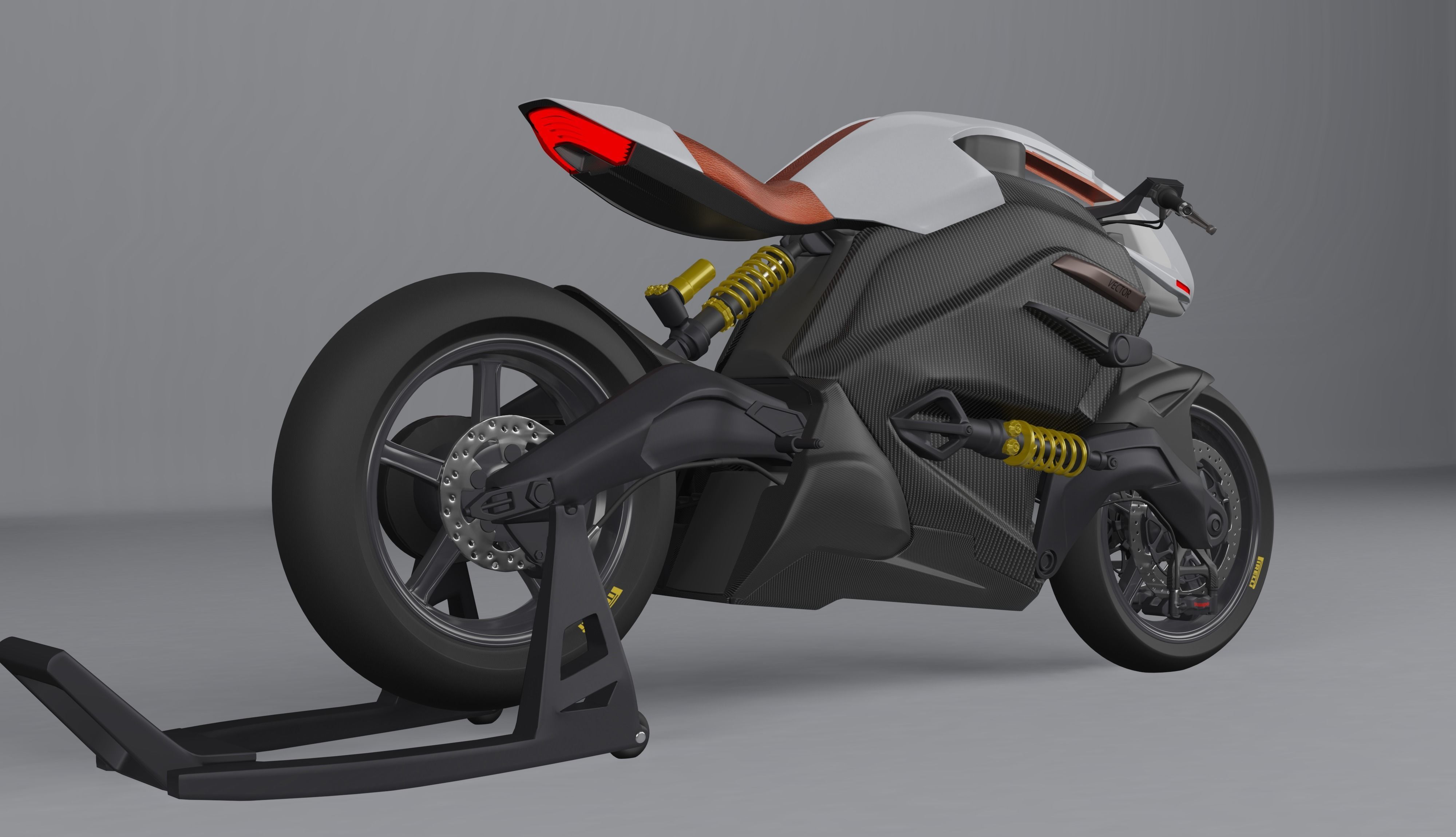 ARC VECTOR Low-poly 3D model_3