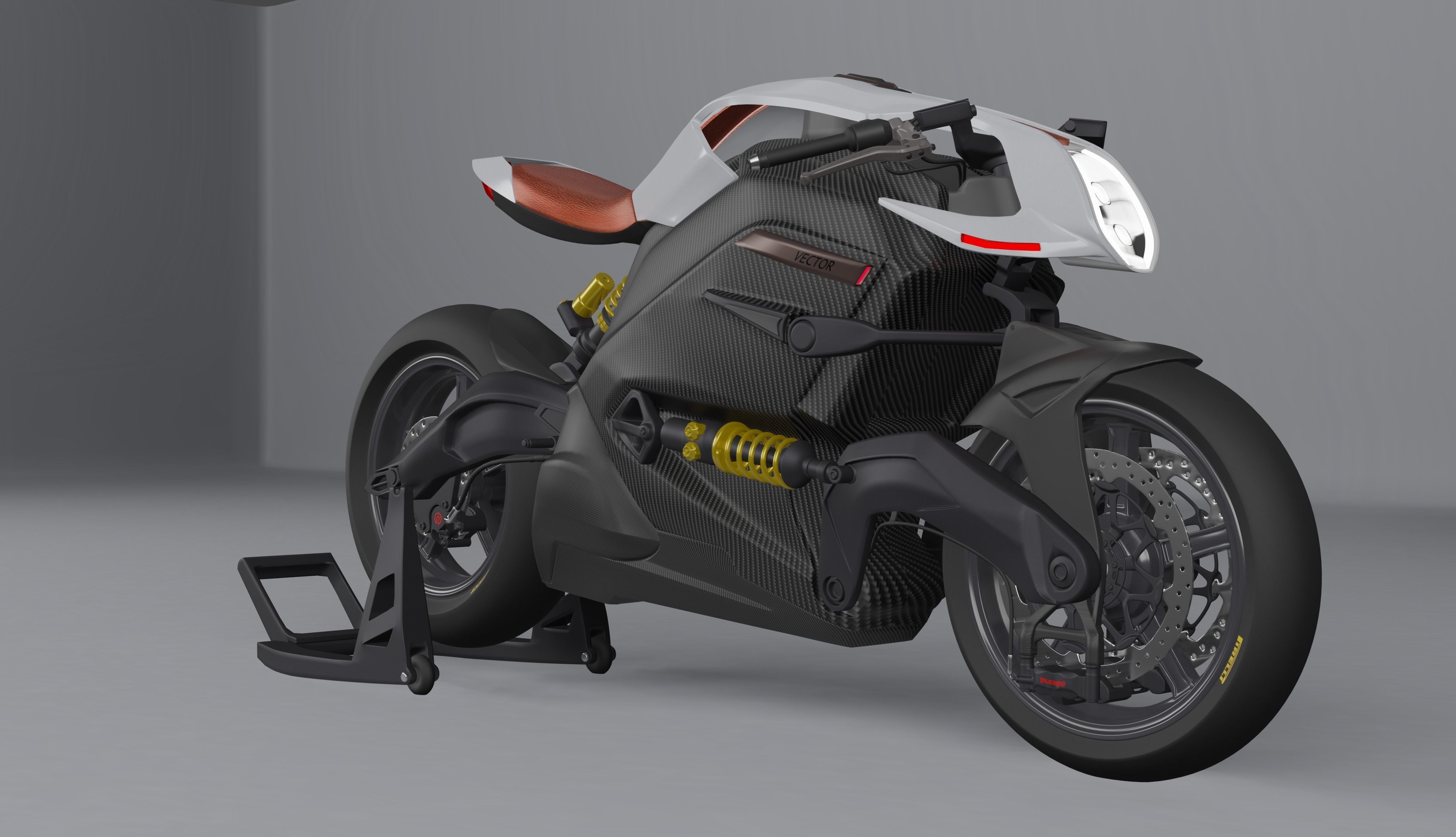 ARC VECTOR Low-poly 3D model_2