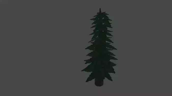 Low-Poly Stylized Tree Free low-poly 3D model