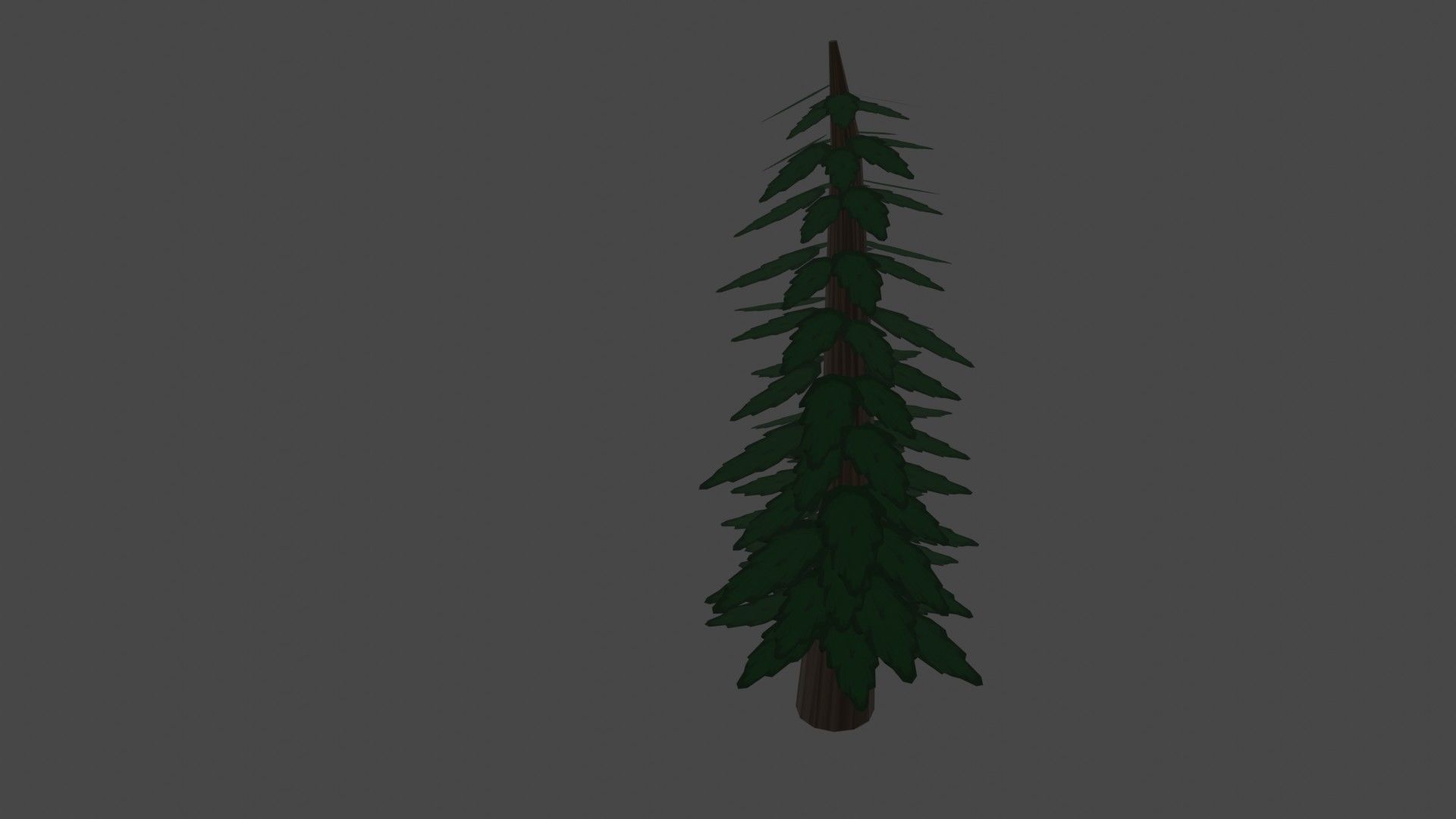 Low-Poly Stylized Tree Free low-poly 3D model_2