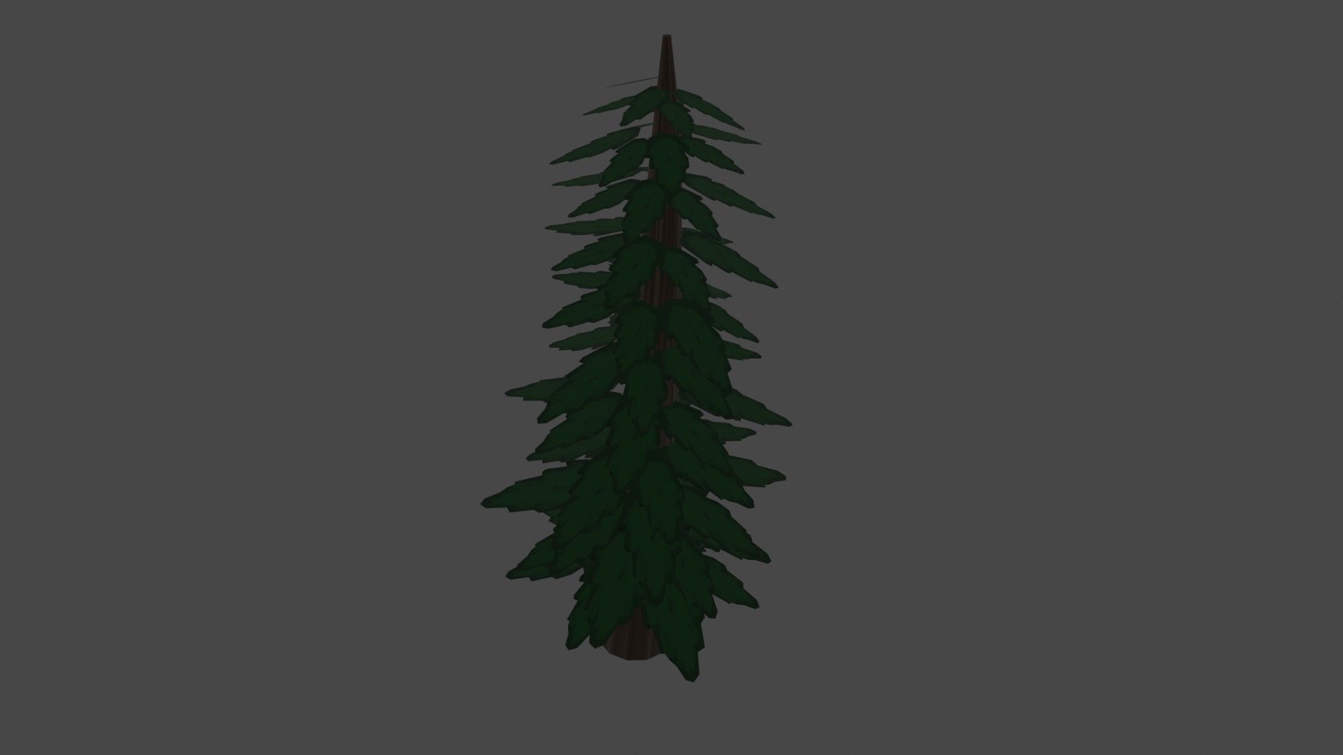 Low-Poly Stylized Tree Free low-poly 3D model_3