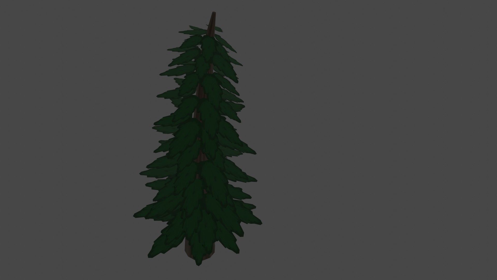 Low-Poly Stylized Tree Free low-poly 3D model_5